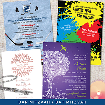 Mitzvah invitations