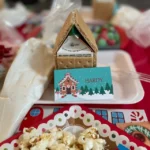 Gingerbread House Christmas printable place card