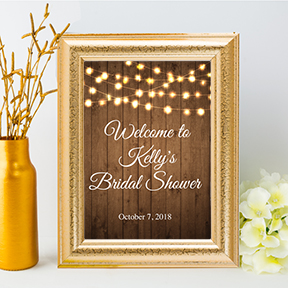 Rustic Sunflowers Welcome to Bridal Shower sign