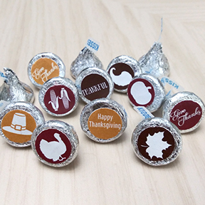 Thanksgiving Icons Hershey Kiss labels